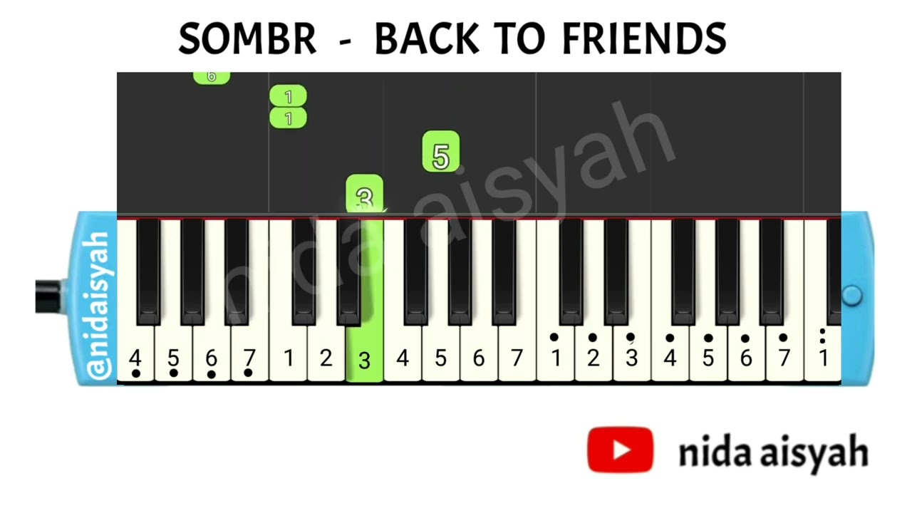 NOT ANGKA PIANIKA BACK TO FRIENDS | MELODICA BACK TO FRIENDS SOMBR