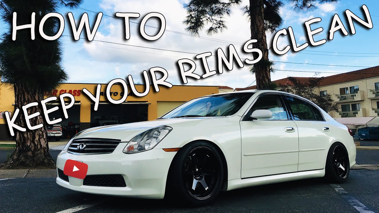 How To Keep Your Rims Clean! DIY Rim Detail WAX - YouTube