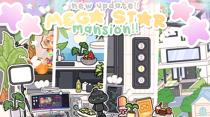 👩🏻‍💻 NEW MEGA STAR MANSION OUT NOW!! New toca boca world update // 4 floors big mansion building!! 💗