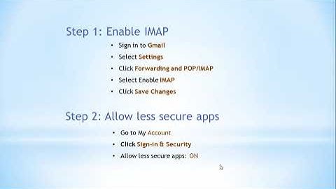 How to Setup a Gmail (POP/IMAP) account in Office Outlook 2010 | Windows 10