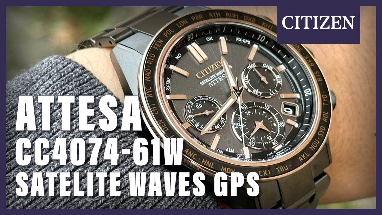 Unboxing The New Citizen Attesa CC4074-61W - YouTube