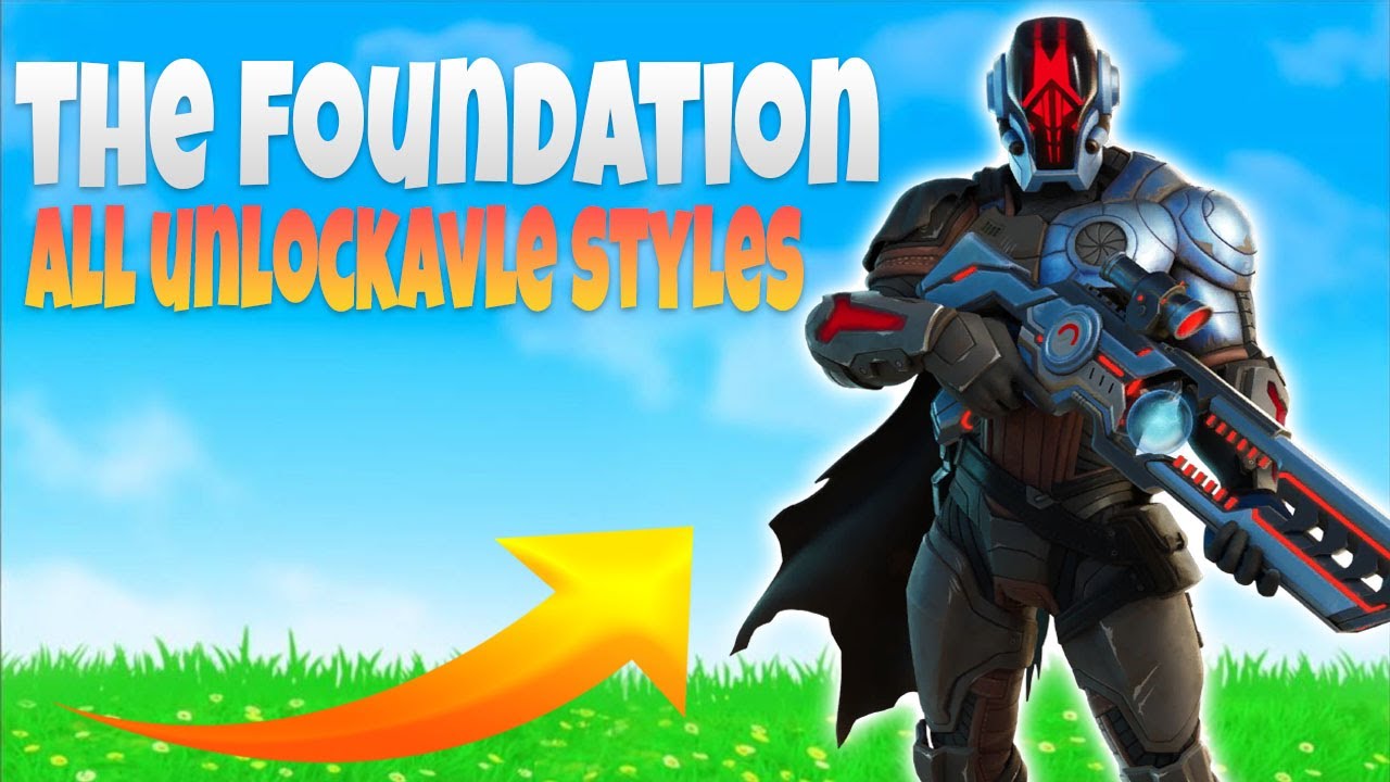The Foundation All Super Unlockable Styles *LEAKED* (Fortnite Battle Royale Chapter 3)