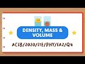 Understanding Density and Volume Changes in Aluminum Cubes