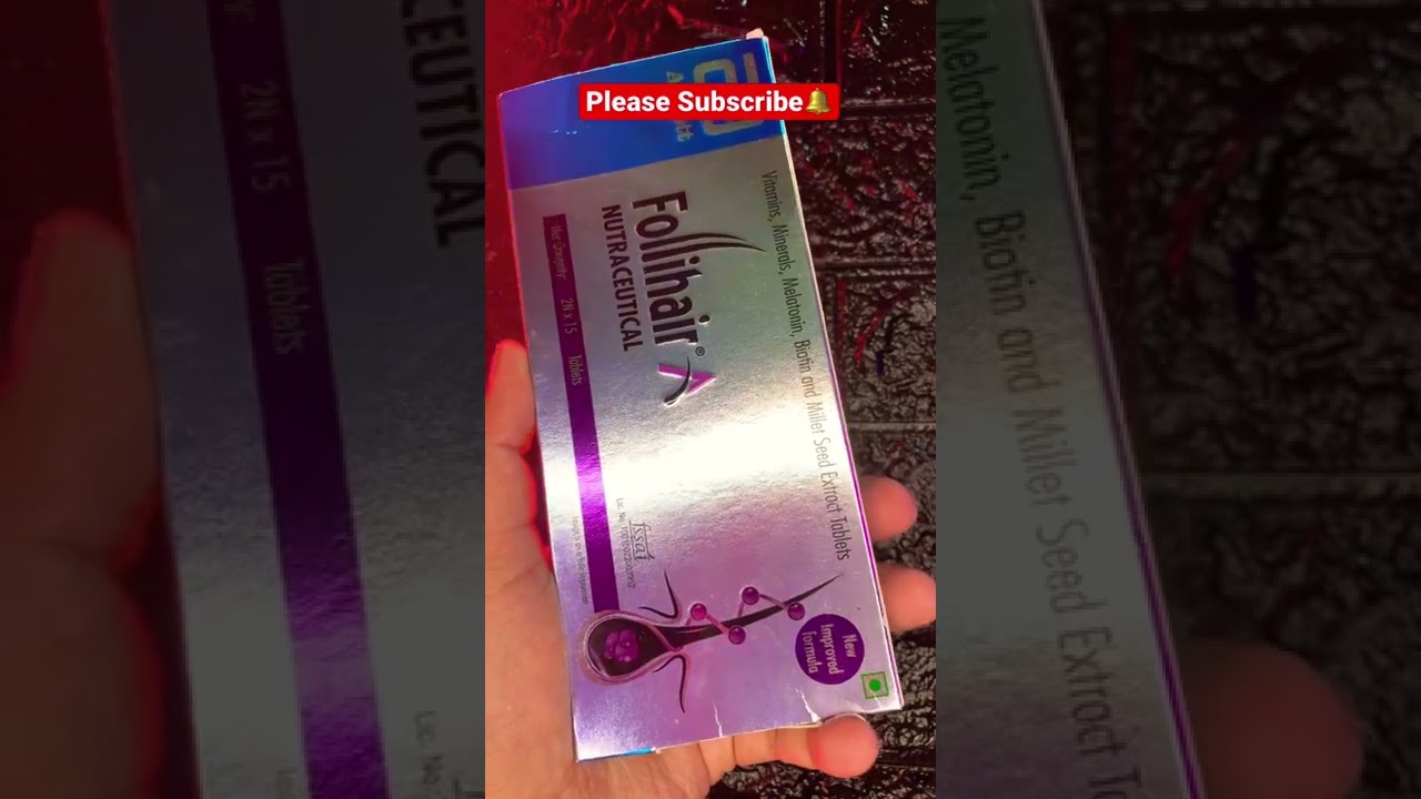 Follihair A Nutraceutical Routine | Follihair  A Multivitamin For Hair Loss Control Routine 