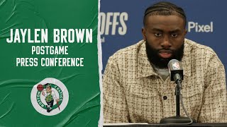 Jaylen Brown Postgame Press Conference | Game 1 | Boston Celtics vs. Milwaukee Bucks