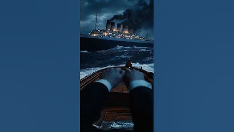 POV: You wake up on the Titanic in 1912 #history #historytok #ai #titanic