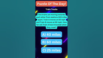 Train Collision Puzzle: Can You Solve This Classic Brain-Teaser?