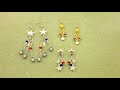 Beading4perfectionists: 4th of July earrings for beginning beaders tutorial.