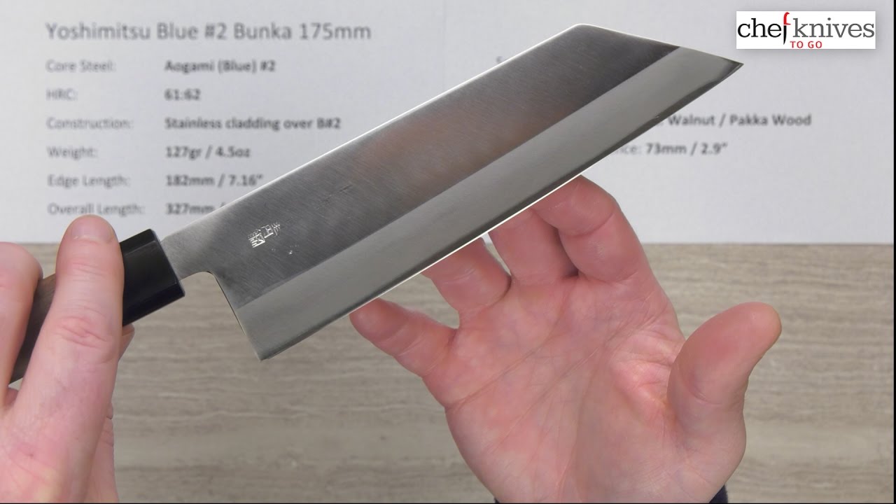 Yoshimitsu Blue #2 Bunka 175mm Quick Look