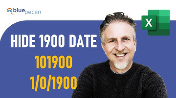Show Blank Instead of 101900 in Excel | Don