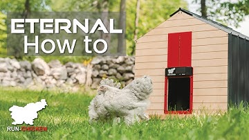 How to Set Up and Use the RUN-CHICKEN Eternal Bluetooth Coop Door | Full Installation & App Guide