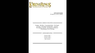The Lord of the Rings: The Fellowship of the Ring (Clarinet Quartet) - Howard Shore