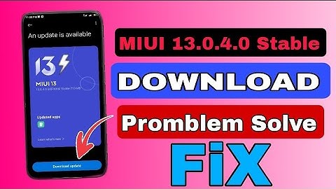How do i manually install MIUI 13.0.4.0 Stable Update? | MIUI 13 Update problem fix solution.