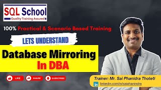 Database Mirroring in DBA Trainings from SQL School