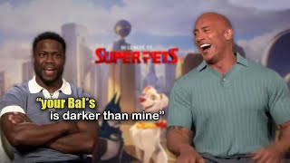 Kevin Hart \& The Rock Trolling Each Other for 10 Minutes