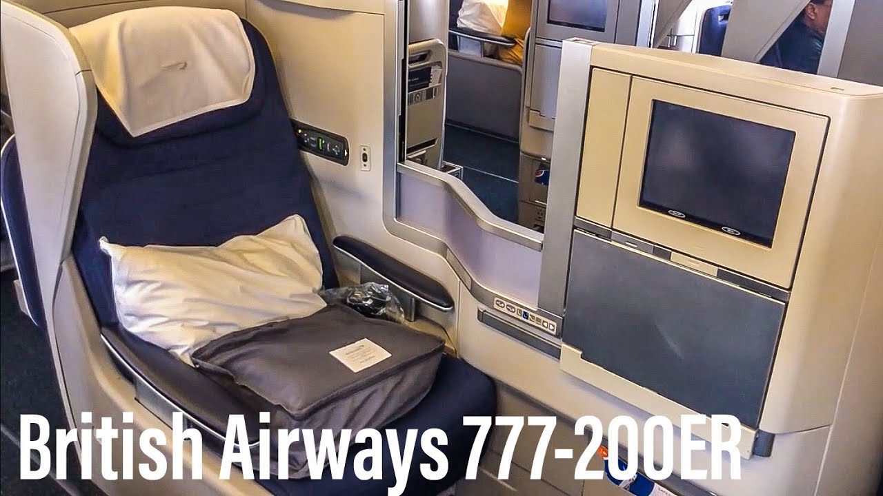 British Airways 777 200ER Business Class Mumbai To London Heathrow 
