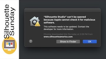 Installing Silhouette Studio 4.3 & Mac OS X Catalina | Silhouette Sunday