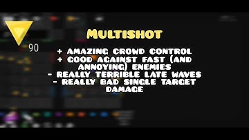 Every tower of Infinitode 2: pros and cons