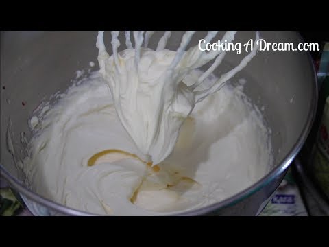 Cream Cheese Whipped Cream Frosting--Cooking A dream