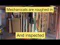 Basement remodel:  Mechanicals are roughed in and inspected  part 4
