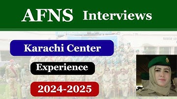 Afns Interview Karachi Center Experience 2024 | Afns Interviews 2024