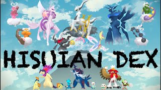 All Pokemon in Legends Arceus (Hisuian Dex)