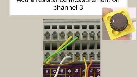 How to Connect a Resistance Pot to Channel 3 on the dataTaker DT800