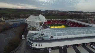 Bristol Citys new stand under construction.
