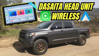 Toyota Tundra Dasaita Head Unit  Installation & Review  Wireless Carplay & Android Auto