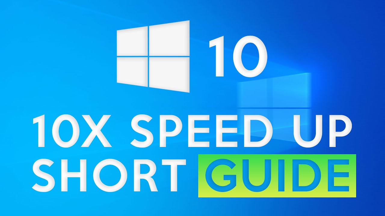How to Optimize Windows 10 for Gaming and Performance! (Short Guide)