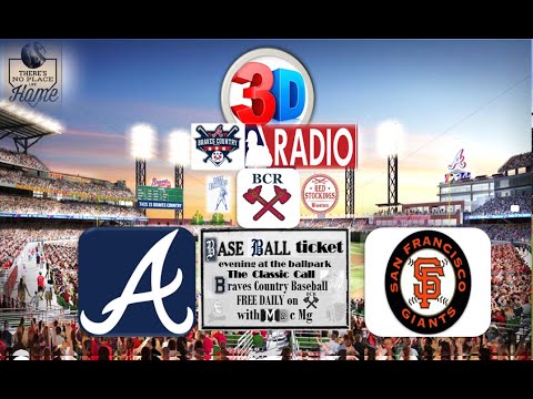 Atlanta Braves vs SF Giants 3D LIVE Stream | Braves Country Play-by-Play Group Therapy Watch Party
