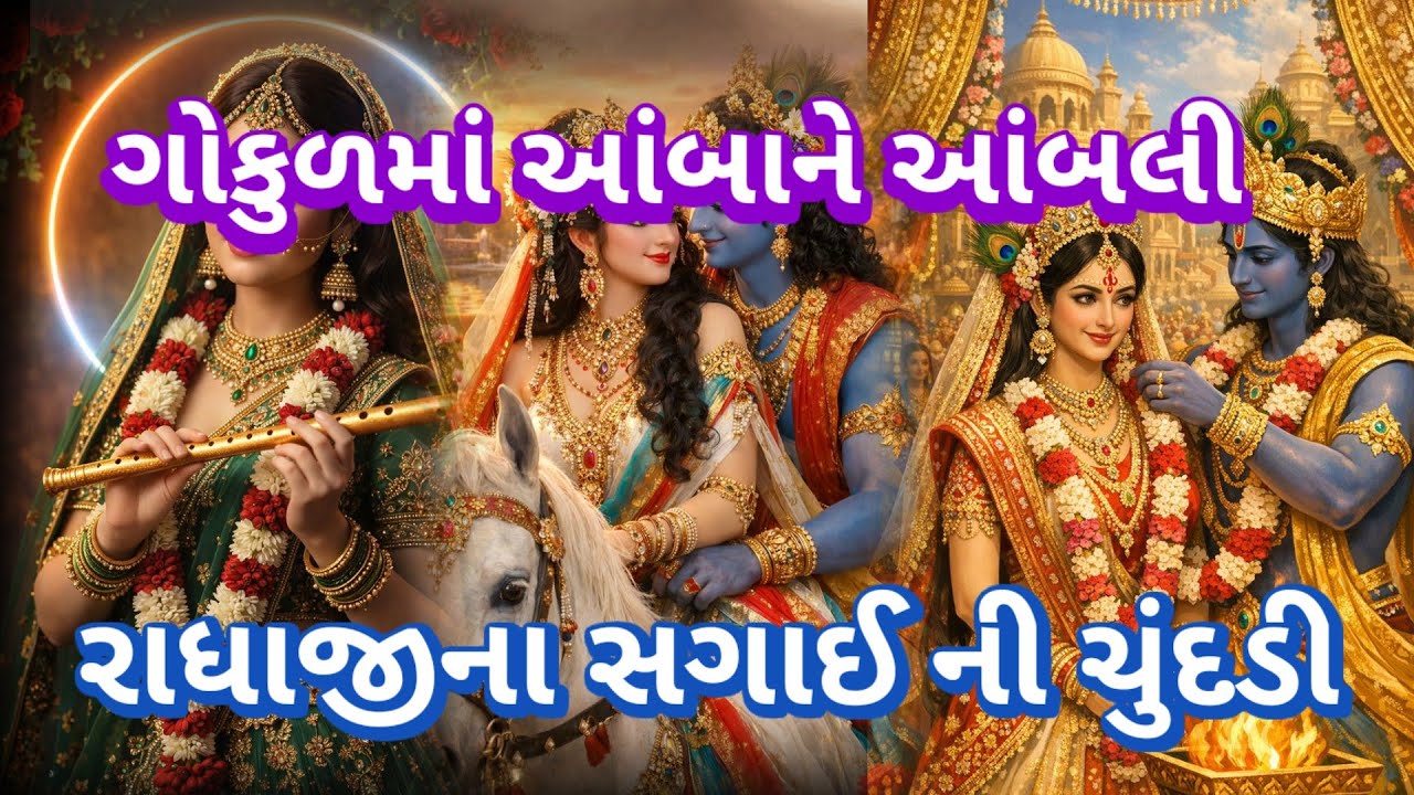 સુપર ભજન|| રાધાજી ના સગાઈ ની ચુંદડી 👇લખેલું છે 🌿 Vishu Bhakti Vandana
