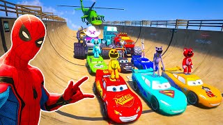 GTA V SPIDERMAN, GODZILLA x KONG - Epic New Stunt Race For Car Racing Challenge by Trevor and Shark by Spider GTA 69,658 views 1 month ago 1 hour, 6 minutes