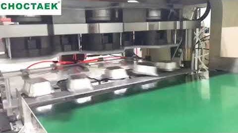 Full Automatic Aluminium Foil Container Production Line with Five Cavities Mould