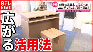 【段ボール】家具＆テント＆おもちゃも  広がる活用法