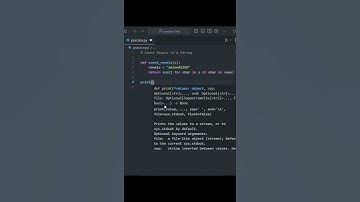 Count Vowels in a string | #python #pythonprogramming#coding#learnpython #pythonforbeginners