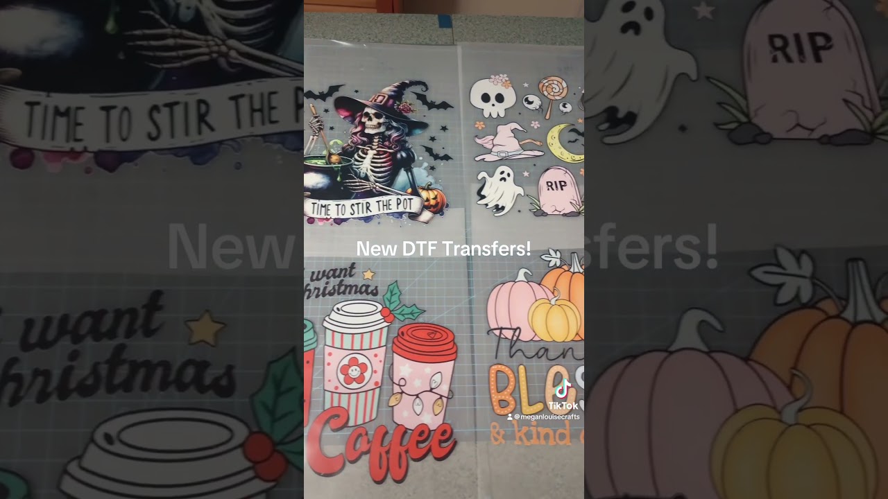 New DTF transfers are now available on our website! #rolltorolldtfprinter #dtfprinter #transfers