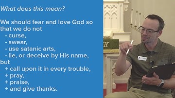 Lesson 3  - Second and Third Commandments