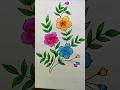 Colourful Flowers Drawing 🌷#shorts #art #drawing