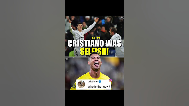 🚨🗣️ Rafael van der Vaart: "Cristiano Ronaldo was incredibly selfish #rmcf #rmfans #funny #trending