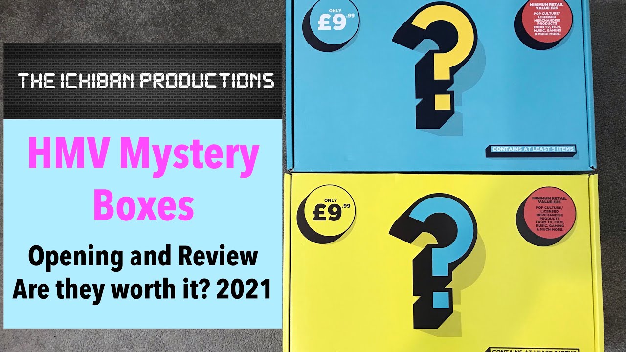 Are they worth it? Opening and review of two random HMV Mystery Boxes. Would I recommend them? UK
