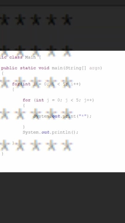 Java programming asterisk pattern. - YouTube