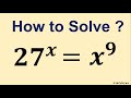 Double trouble solving a twosolution exponential equation