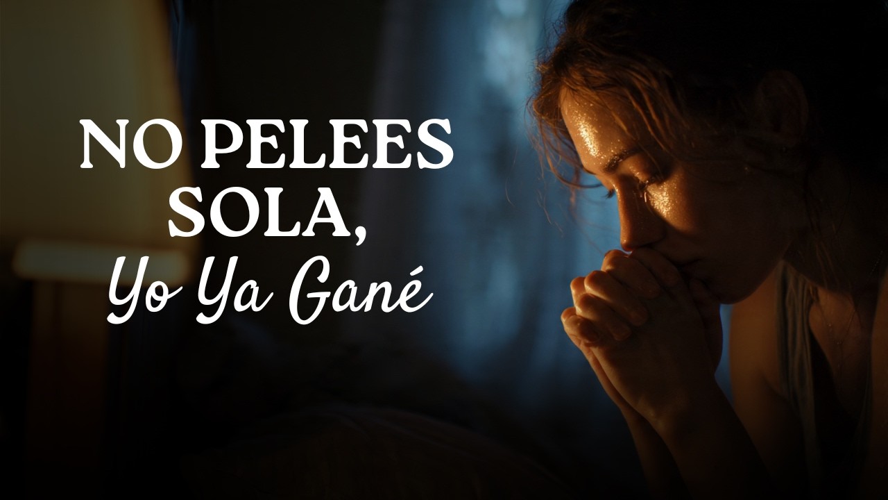 NO PELEES SOLA, YO YA GANE | ADORACIÓN PROFUNDA QUE TRAE VICTORIA #musicadeadoracion