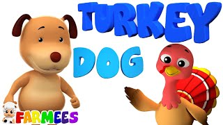 Learn Animals Name, Animal Sound Song And Preschool Rhymes For Kids