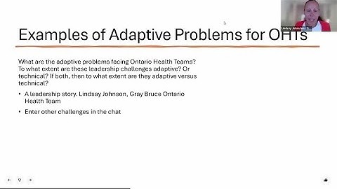 Part 2: Diagnosing Technical and Adaptive Elements