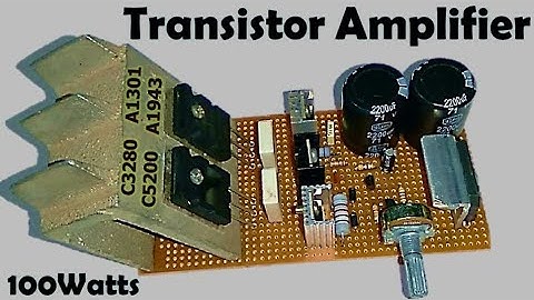 Transistor Amplifier Circuit | C5200 A1943 | C5198 A1941
