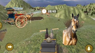 Farm Horse Cargo Cart Transport Offroad Taxi Games 🎠🐎🏇#Horsecargo #Andriodge screenshot 5