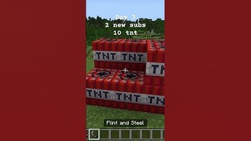 Day 3 of adding 1 tnt for every subscriber until I reach 1k subs #minecraft #mc