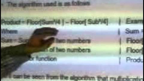 LUT based Multiplier